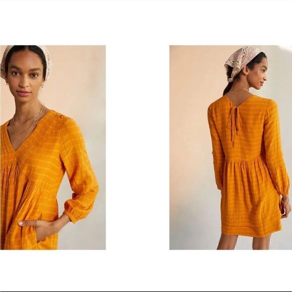 Maeve pin tuck mini dress NWT - Picture 3 of 5